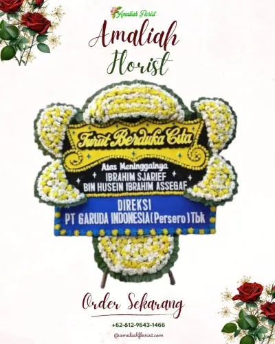 Papan Bunga Duka di Cappa Galung